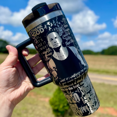 Singer And Songwriter Kane Brown Themed Tumbler