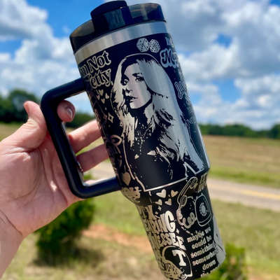 Music Artist Megan Moroney Printed Tumbler