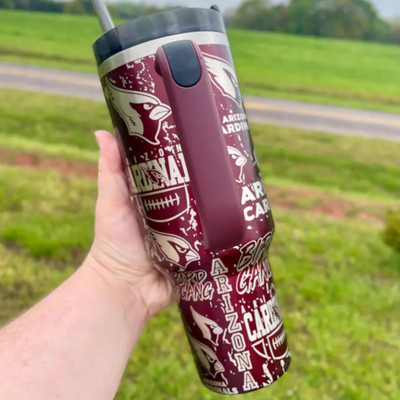 Arizona Cardinals Stainless Steel Insulated Tumbler With Handle