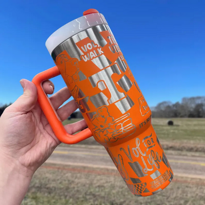 Tennessee Volunteers Handle Stainless Steel Insulated Tumbler