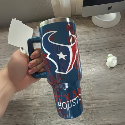 Houston Texans Printed Insulated Tumbler With Handle