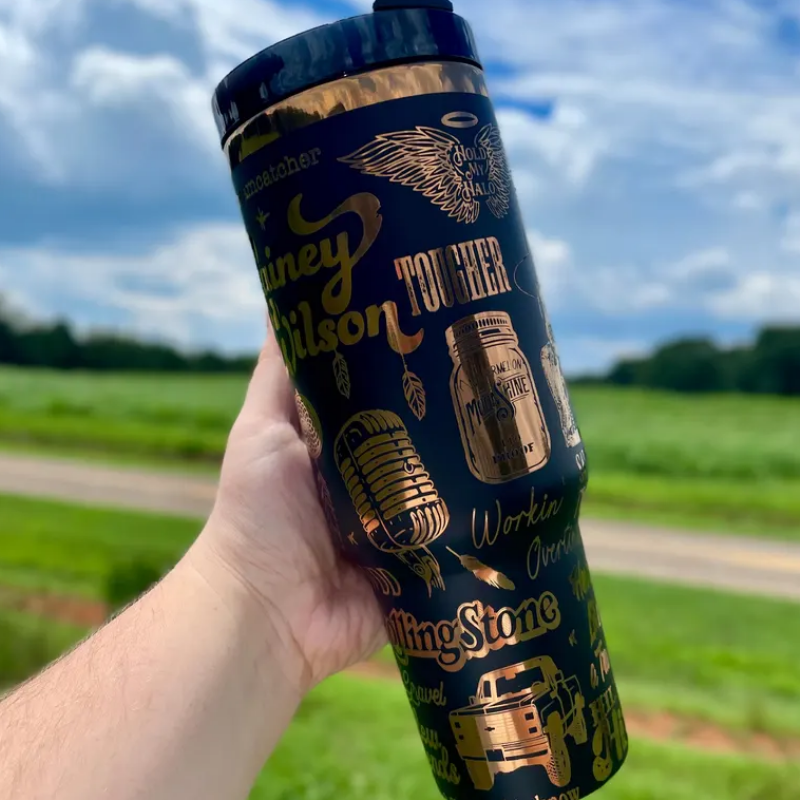 Country Music Star Lainey Wilson Tumbler