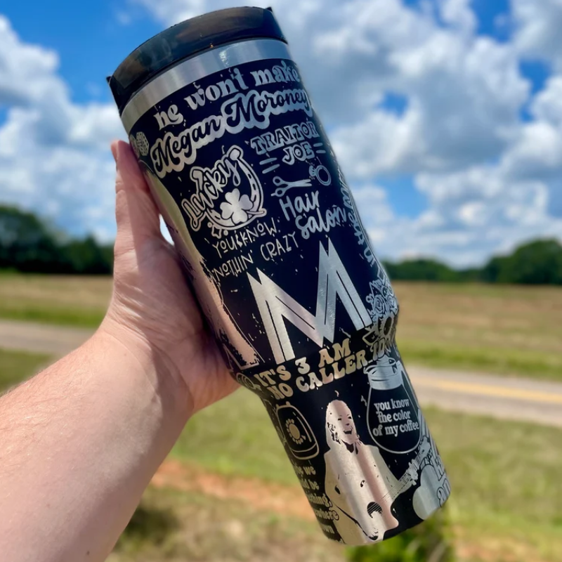 Music Artist Megan Moroney Printed Tumbler