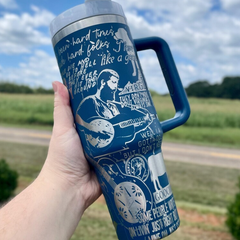 Oliver Anthony Music Engraved Tumbler