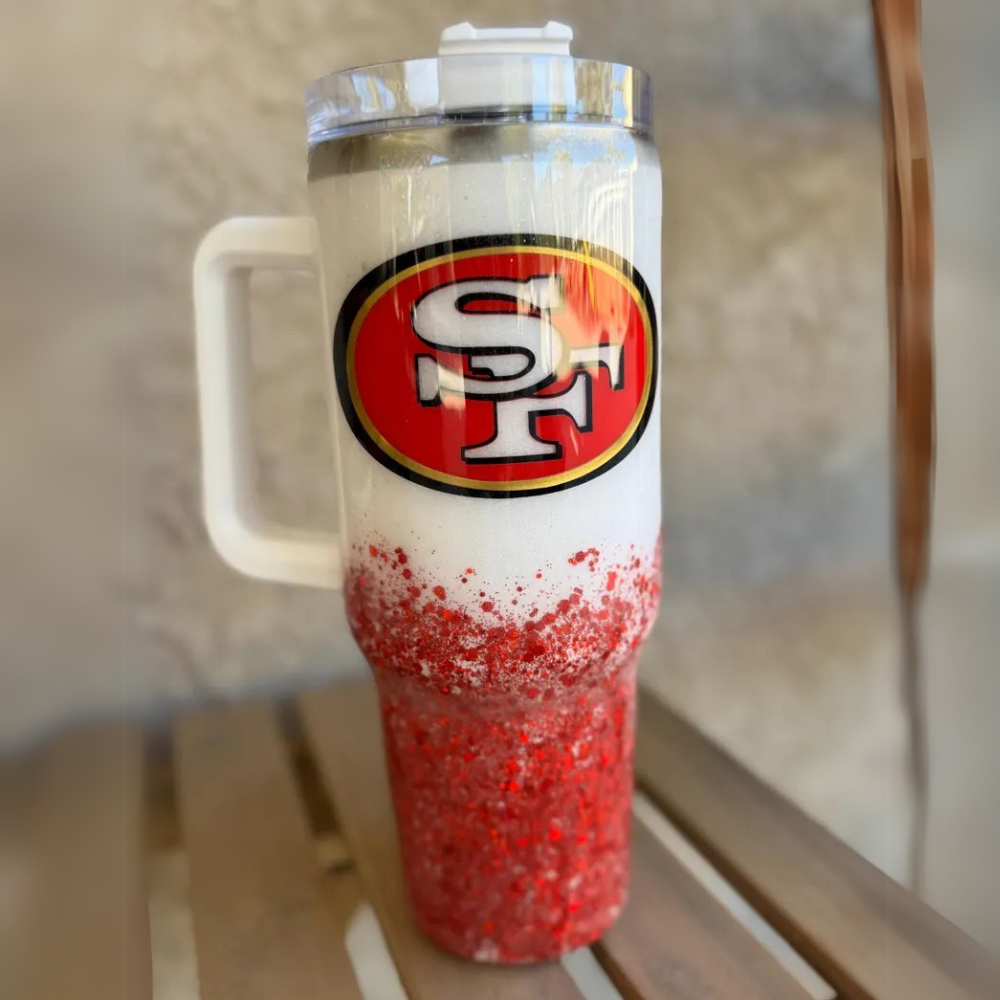 San Francisco Glitter Gradient Insulated Tumbler