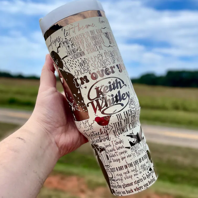 Keith Whitley Legacy 40oz Engraved Tumbler