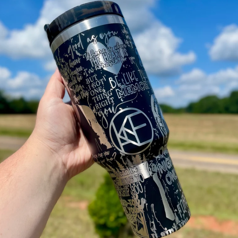 Singer And Songwriter Kane Brown Themed Tumbler