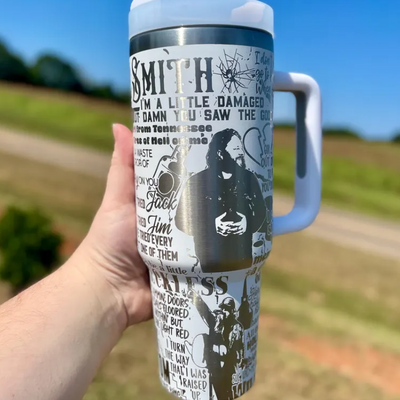 Music Artist Nate Smith Printed Tumbler