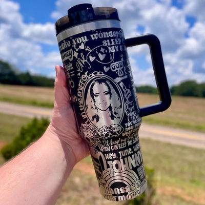 Music Artist Megan Moroney Printed Tumbler