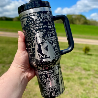 Musician Stevie Nicks Engraved Tumbler