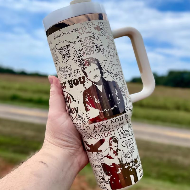 Keith Whitley Legacy 40oz Engraved Tumbler