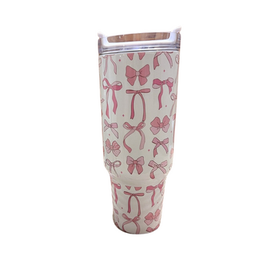 Coquette Bows 40 oz Travel Tumbler