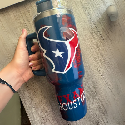 Houston Texans Printed Insulated Tumbler With Handle