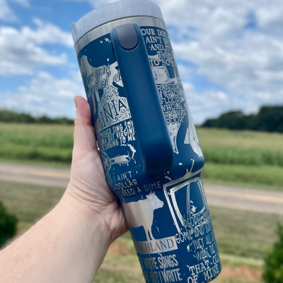 Oliver Anthony Music Engraved Tumbler