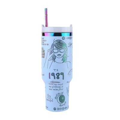 Taylor Swift 40oz Insulated Tumbler With Straw