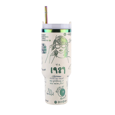 Taylor Swift 40oz Insulated Tumbler With Straw