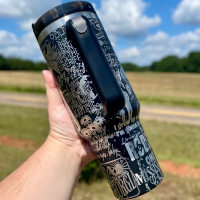 Singer And Songwriter Kane Brown Themed Tumbler