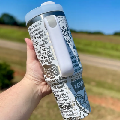 Music Artist Nate Smith Printed Tumbler