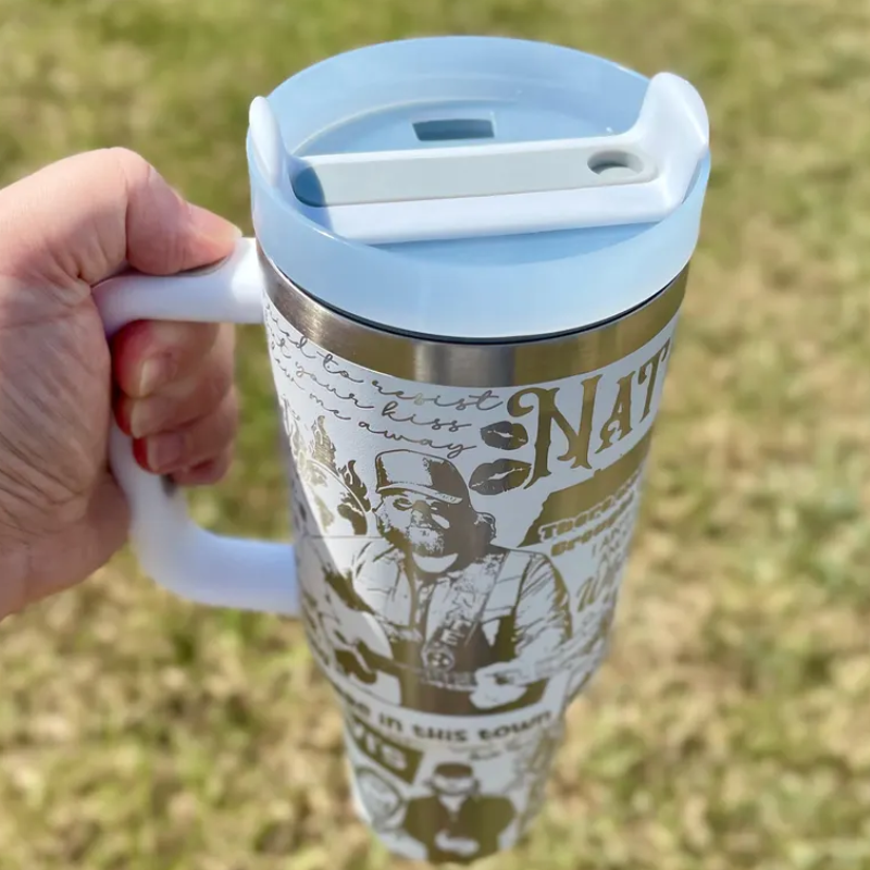 Music Artist Nate Smith Printed Tumbler