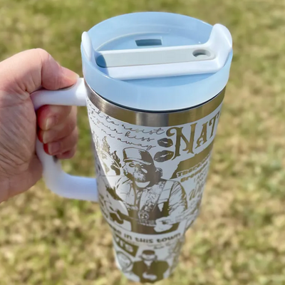 Music Artist Nate Smith Printed Tumbler