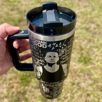 Singer And Songwriter Kane Brown Themed Tumbler