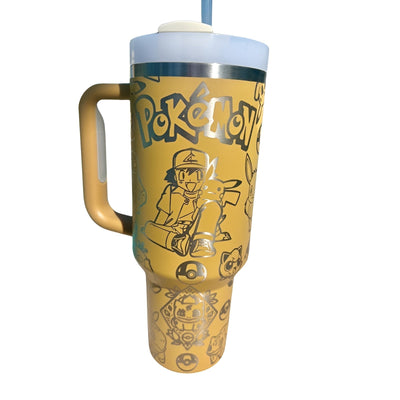 Cartoon Printed Quencher Travel Tumbler