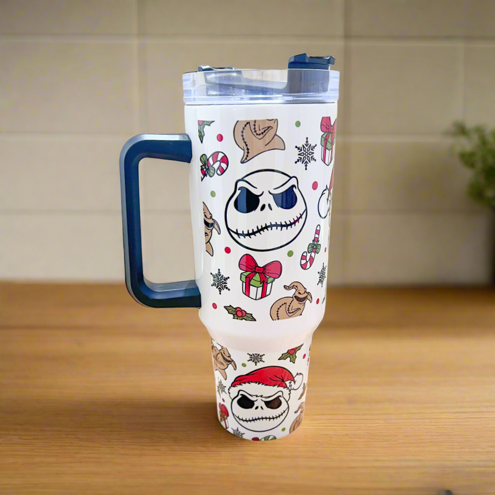 Skellington Christmas Nightmare 40 oz Travel Tumbler