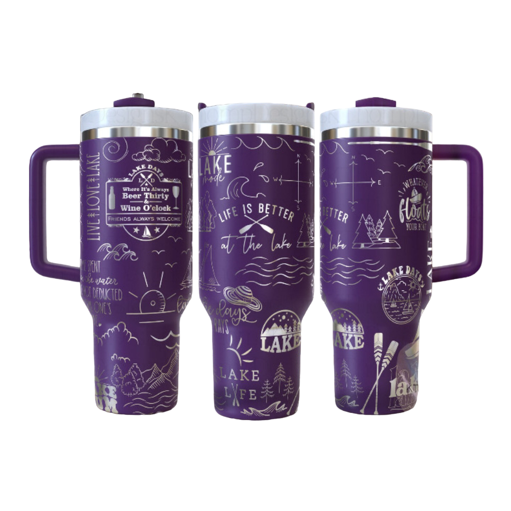 Lake Life Travel Tumbler