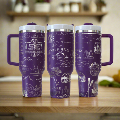 Lake Life Travel Tumbler