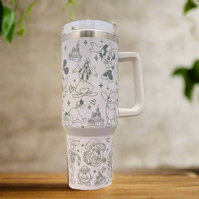 Magic Park 40 oz Travel Tumbler Mug