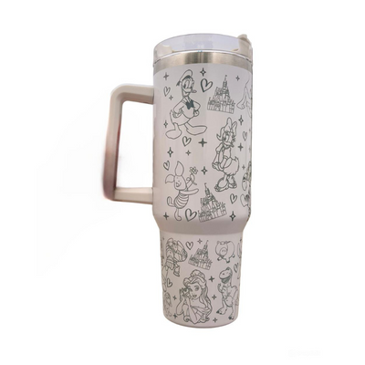 Magic Park 40 oz Travel Tumbler Mug