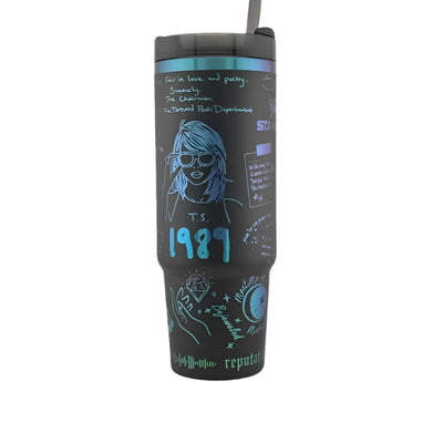 Taylor Swift Midnight Themed 40 Oz Tumbler With Handle