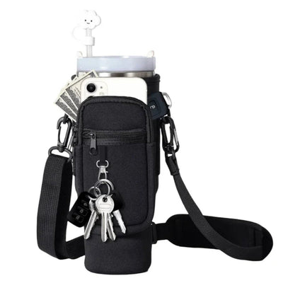 Tumbler Carrier Bag With Adjustable Shoulder Strap