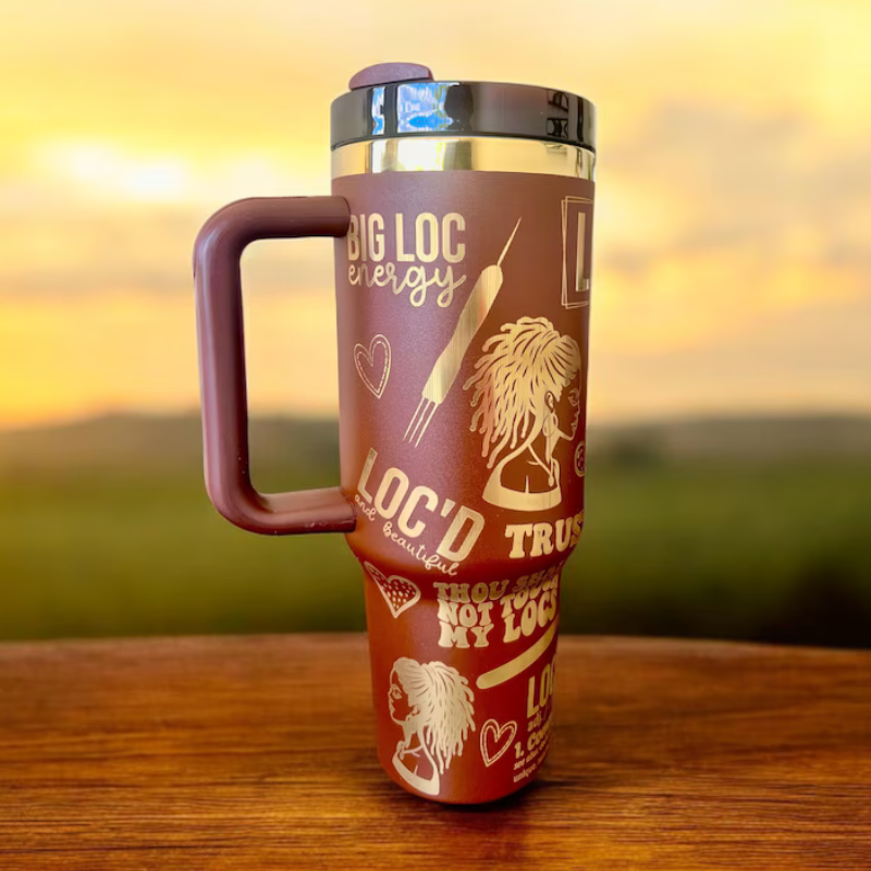 Big Loc Energy 40oz Vacuum Insulated Tumbler With Handle