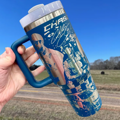 NASCAR Driver Chase Elliott 40oz Engraved Tumbler