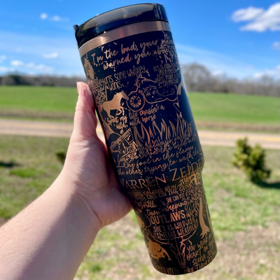 Legendary Musician Warren Zeiders Printed Tumbler