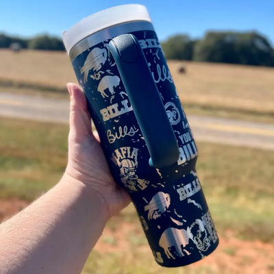 Buffalo Bills Stainless Steel Insulated Tumbler With Handle