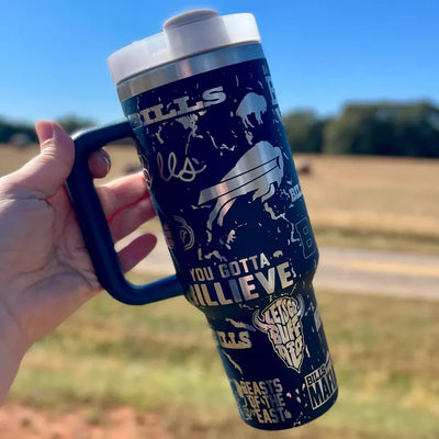 Buffalo Bills Stainless Steel Insulated Tumbler With Handle